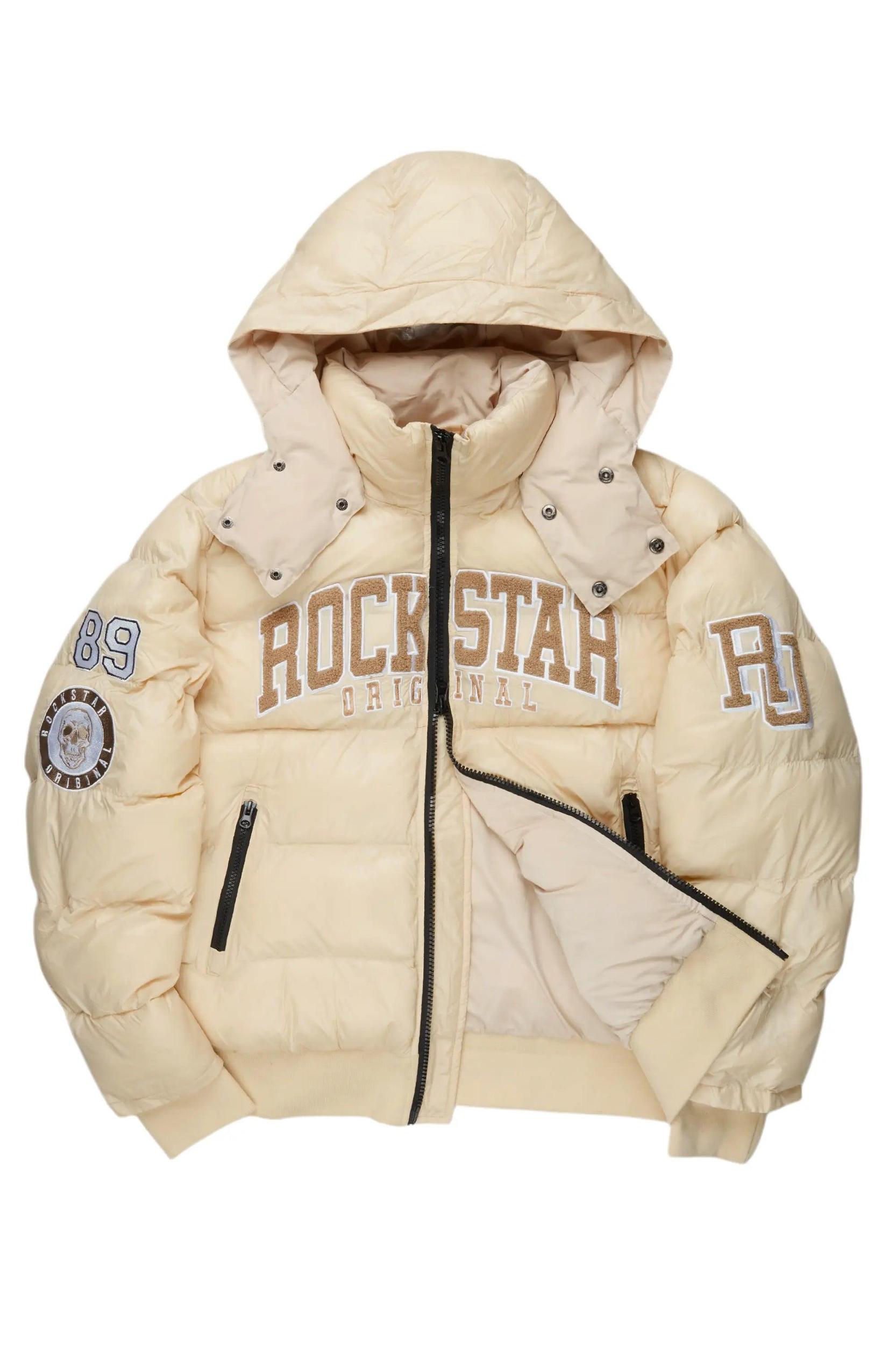 Esmeralda Beige Puffer Jacket Female Product Image