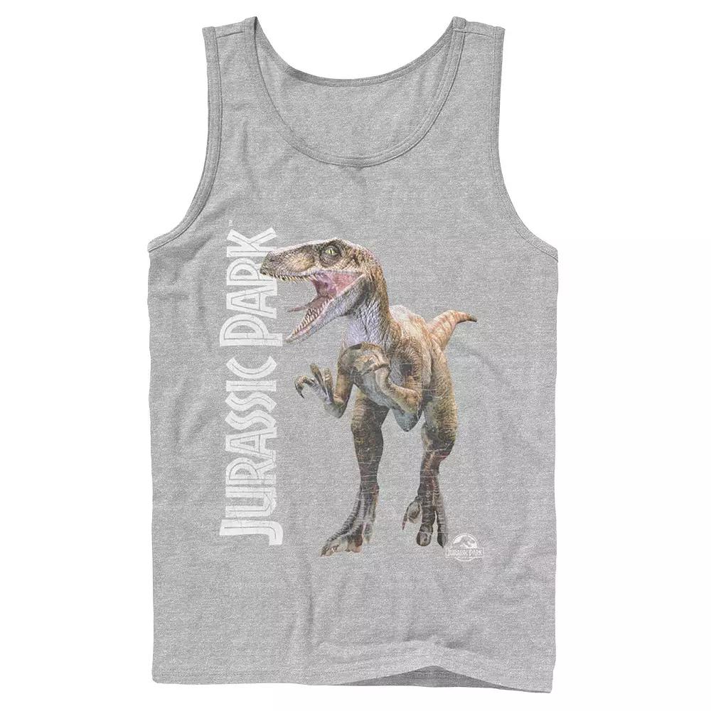 Men's Jurassic Park Velociraptor Full Body Tank Top,  Product Image