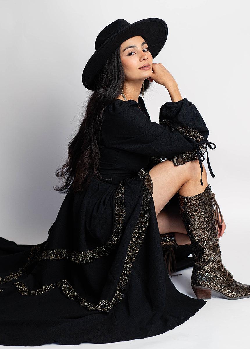 Zaynab Dress in Black Female Product Image