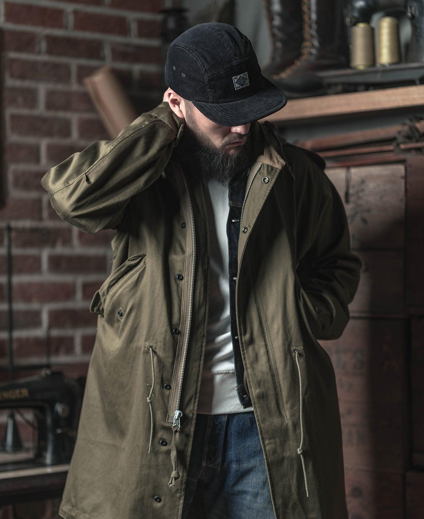 12.5 oz Corduroy 5 Panel Cap - Black Product Image