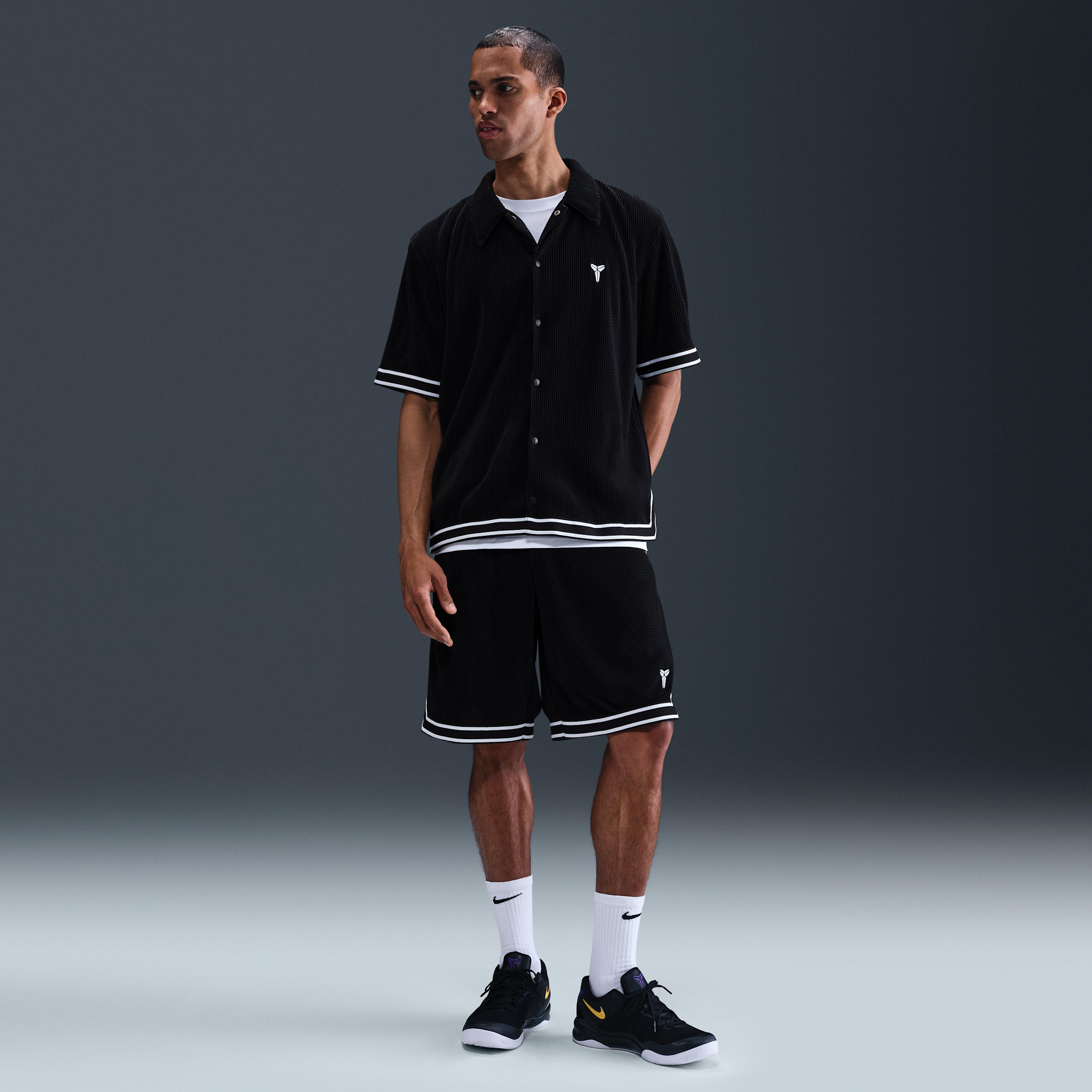 Kobe Men's Pleated Short-Sleeve Basketball Top Product Image