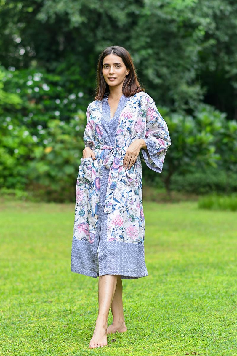Indian 100 % Cotton Kimono Product Image