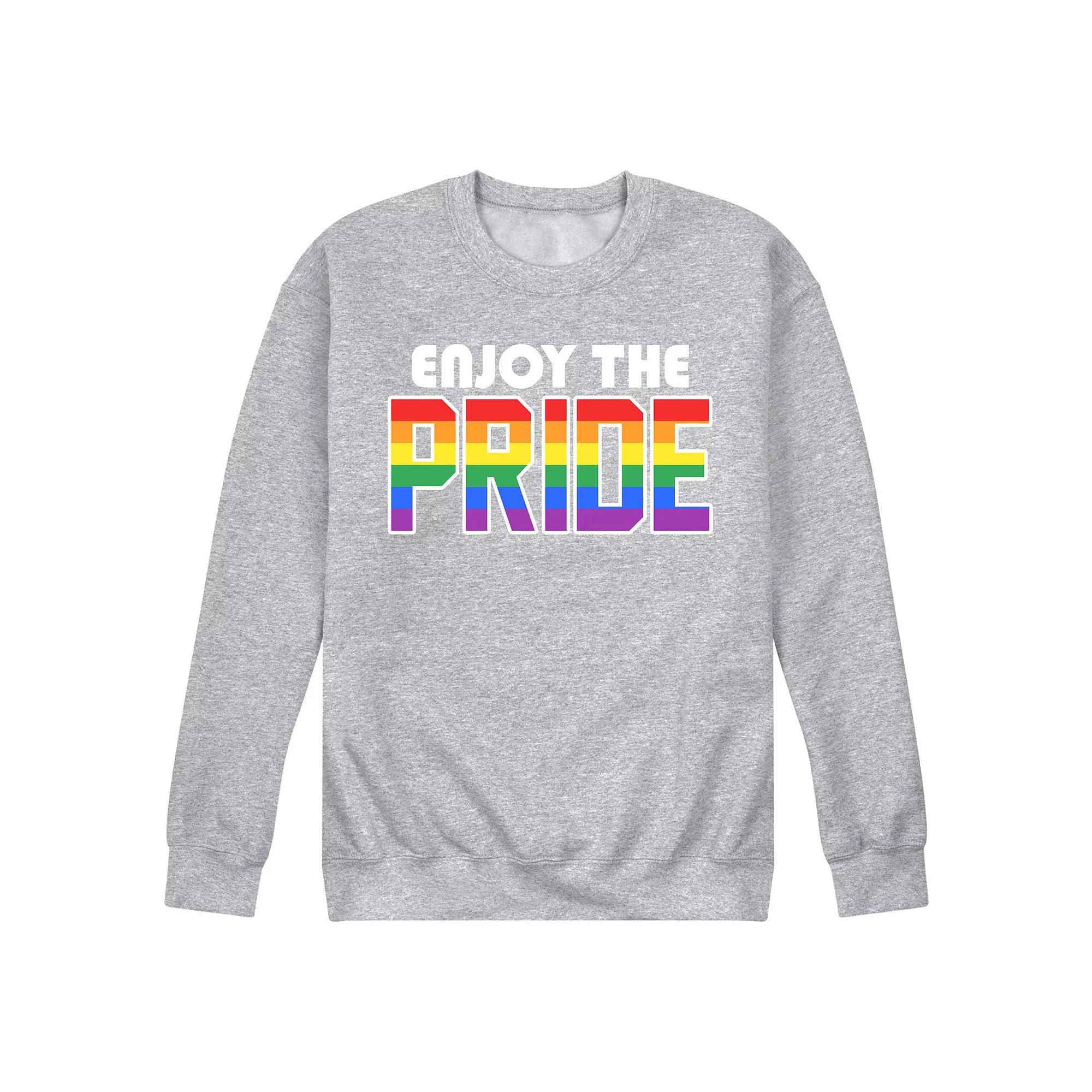 Men's Enjoy The Pride Fleece Sweatshirt,  Product Image