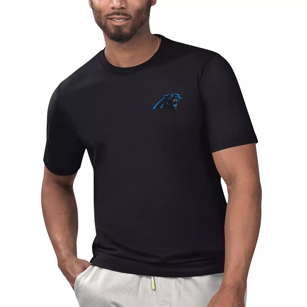 Men's Margaritaville Black Carolina Panthers Licensed to Chill T-Shirt,  Product Image