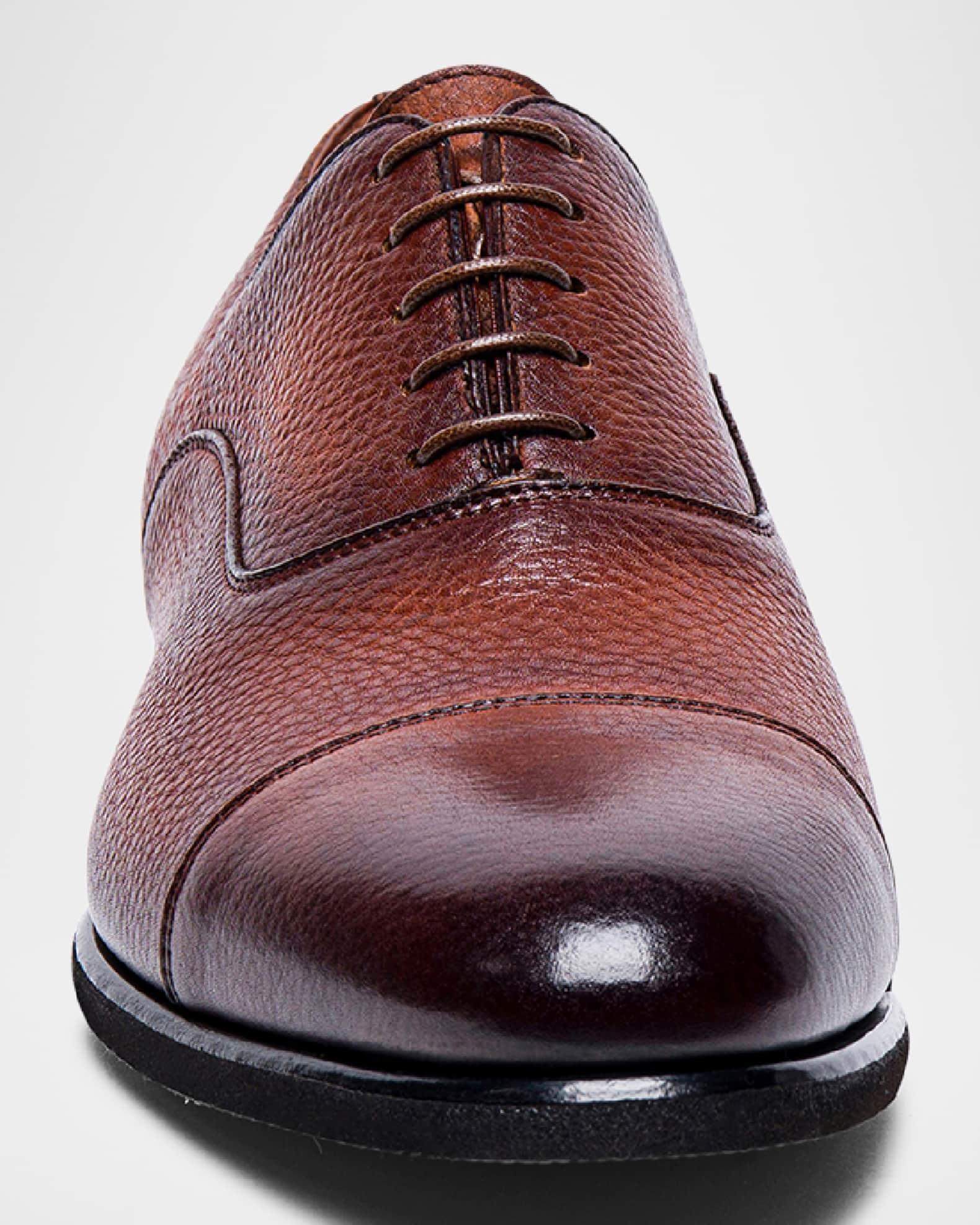 Men's Darian Grained Leather Oxfords Product Image