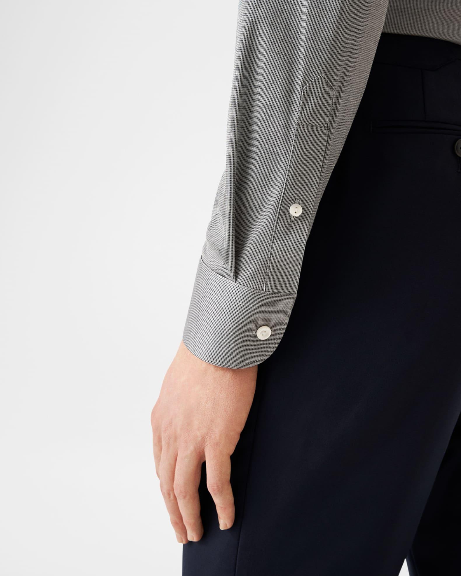 Men's Signature Filo di Scozia Jersey Contemporary-Fit Dress Shirt Product Image