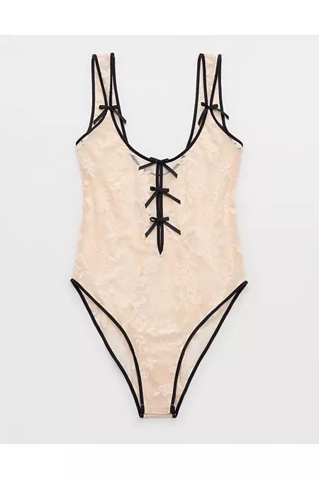 Show Off Feeling Femme Lace Bodysuit Women's Product Image