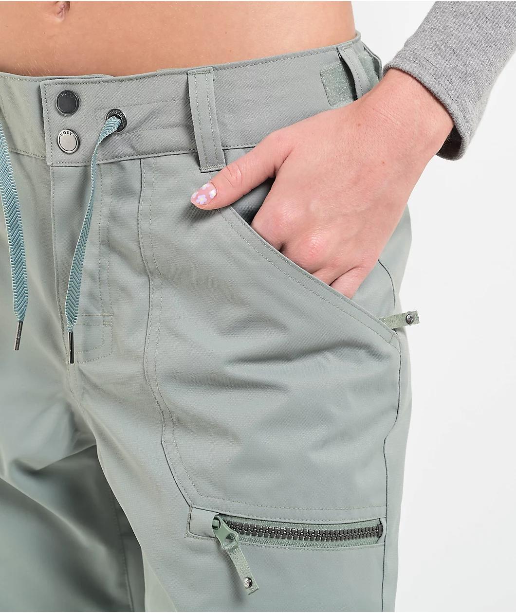 Roxy Women's Nadia Lily Pad 10K Snowboard Pants 2025 Product Image