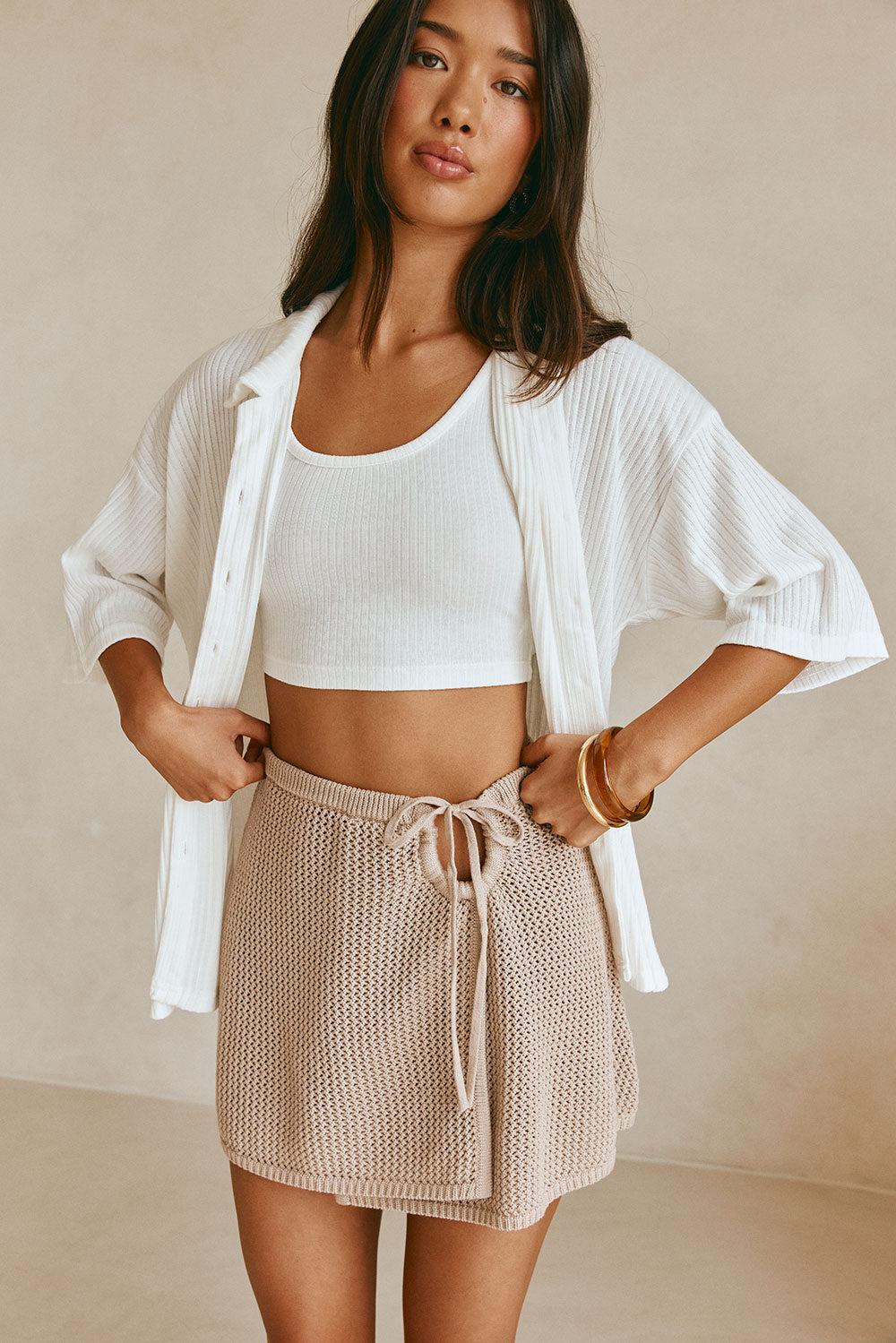 Priya Skirt - Chocolate Product Image