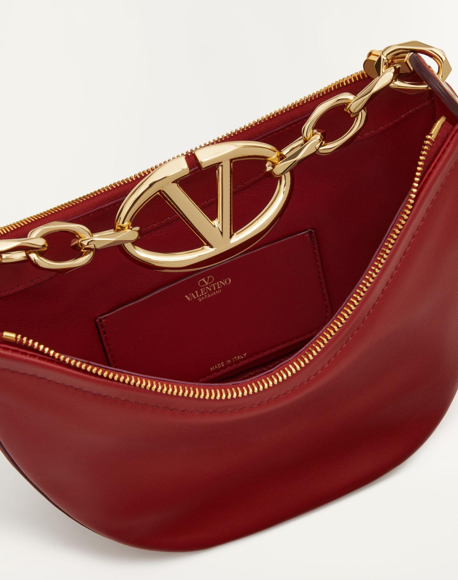 Vlogo Moon Mini Hobo Bag In Nappa Leather With Chain Product Image