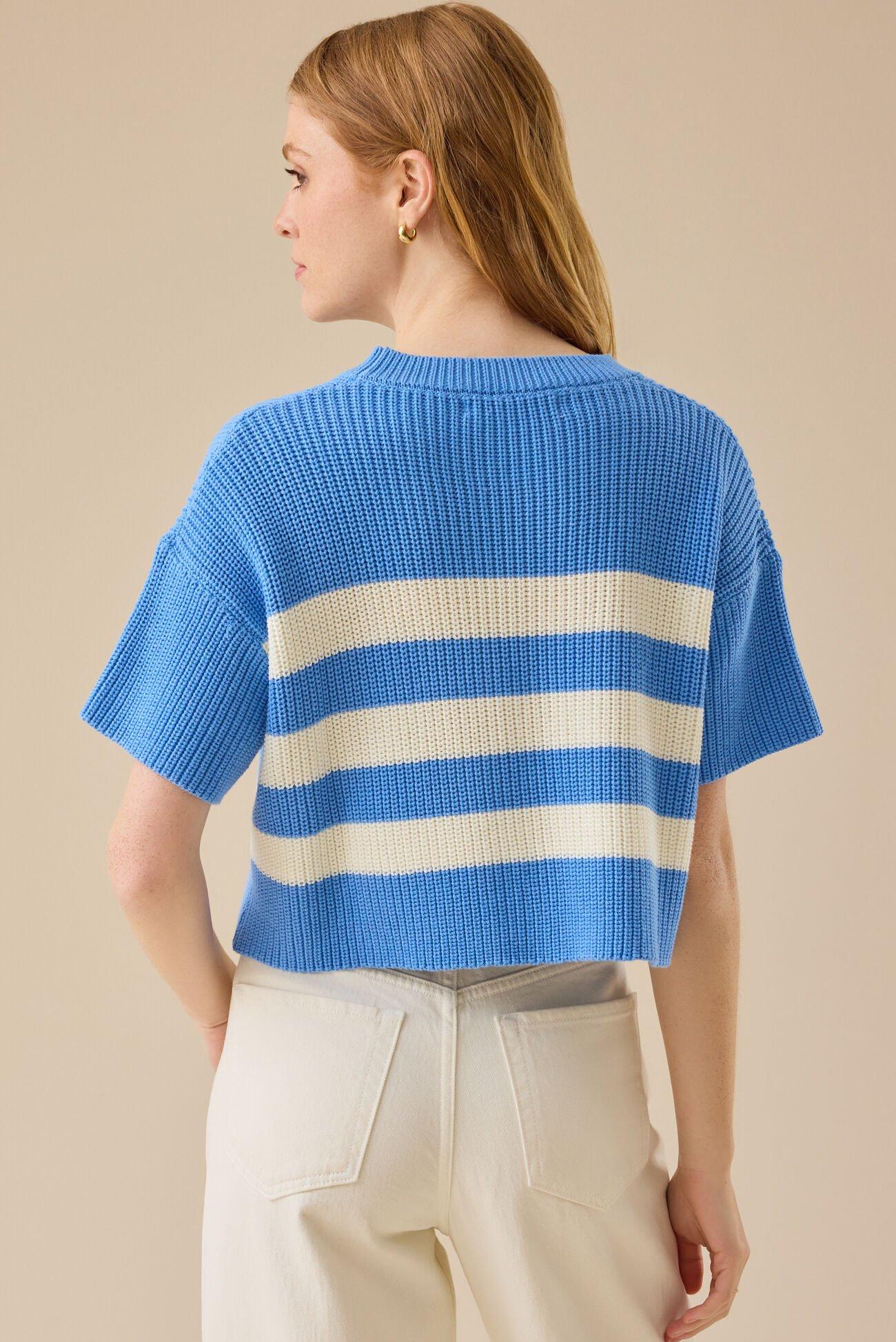 Ricki Striped Boxy Sweater Product Image
