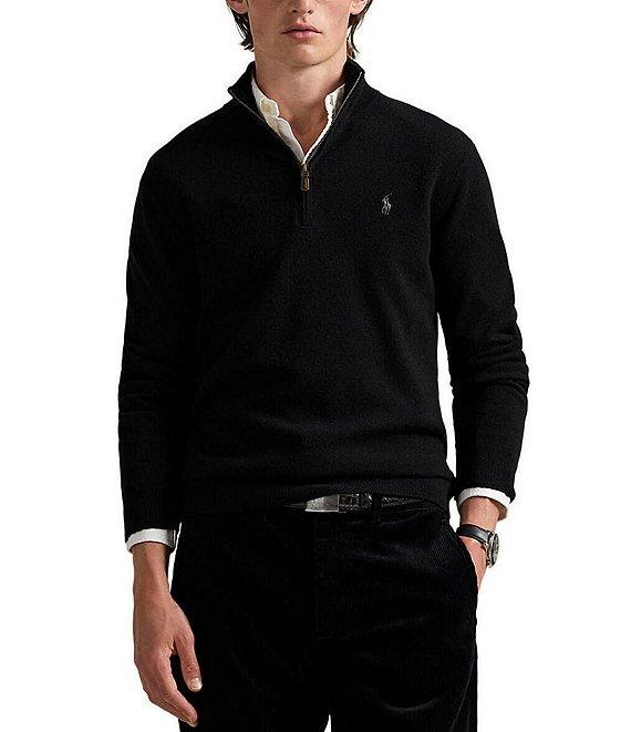 Polo Ralph Lauren Wool Quarter-Zip Sweater Product Image