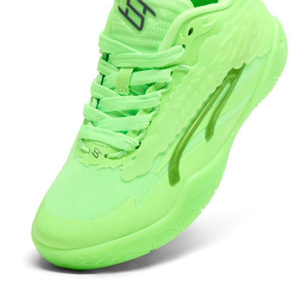PUMA STEWIE x TEAM Stewie 3 Women's Basketball Shoes in Green Glare/Galactic Grey Product Image