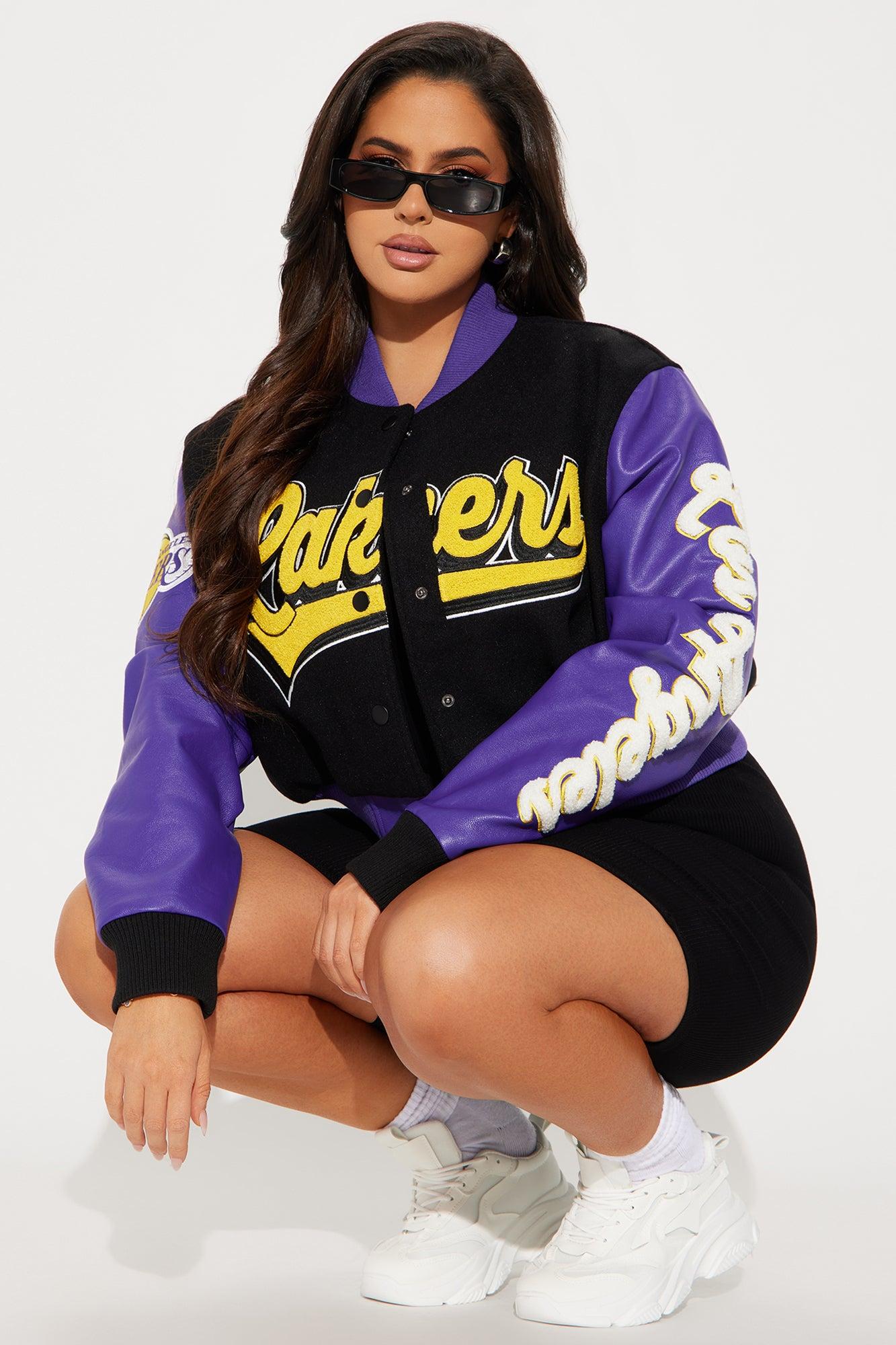 Lakers Legacy Bomber Jacket - Black Product Image