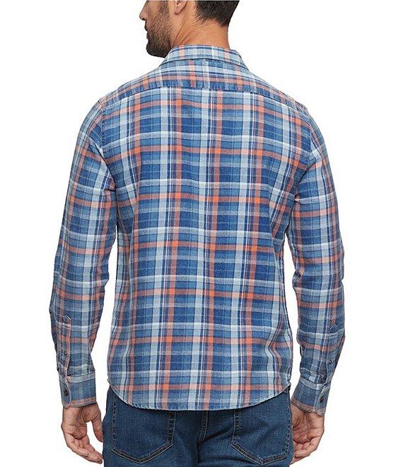 Flag and Anthem Woodway Long Sleeve Vintage Soft Plaid Woven Shirt Product Image