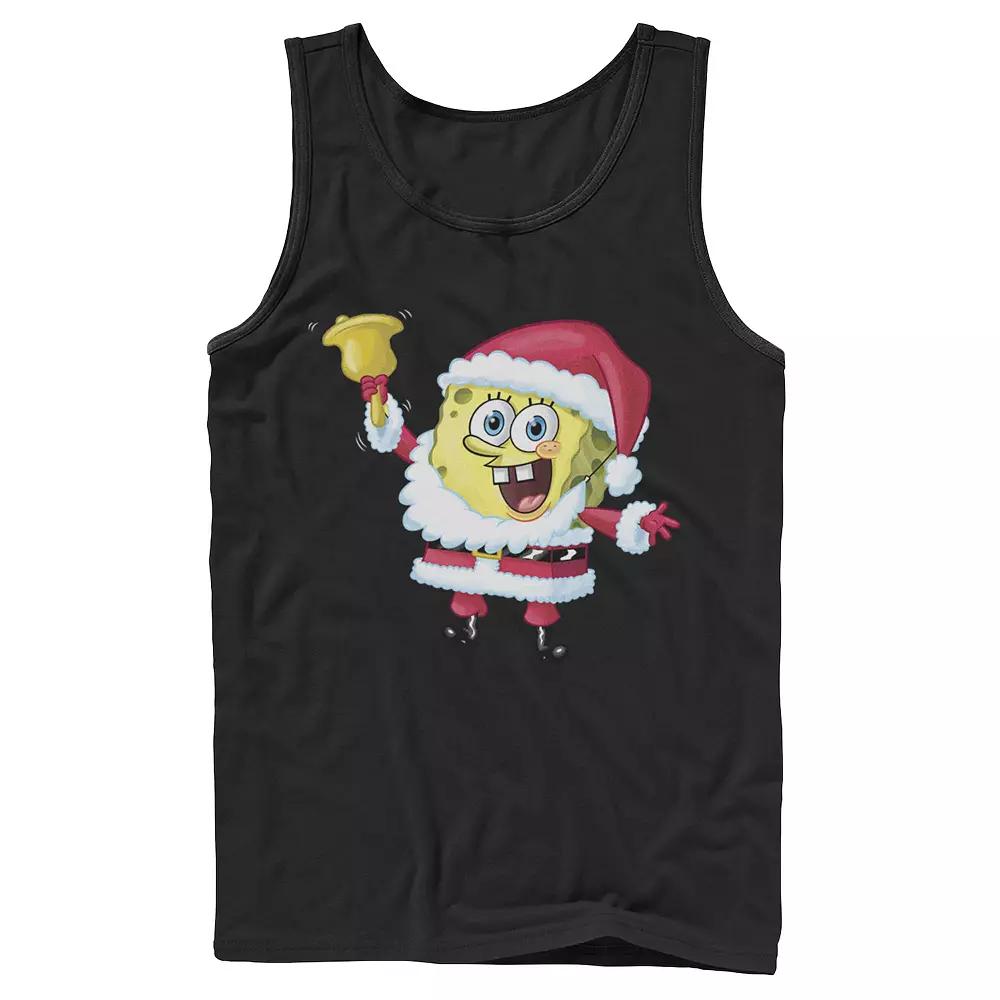 Men's Nickelodeon SpongeBob SquarePants Santa Claus Tank Top,  Product Image