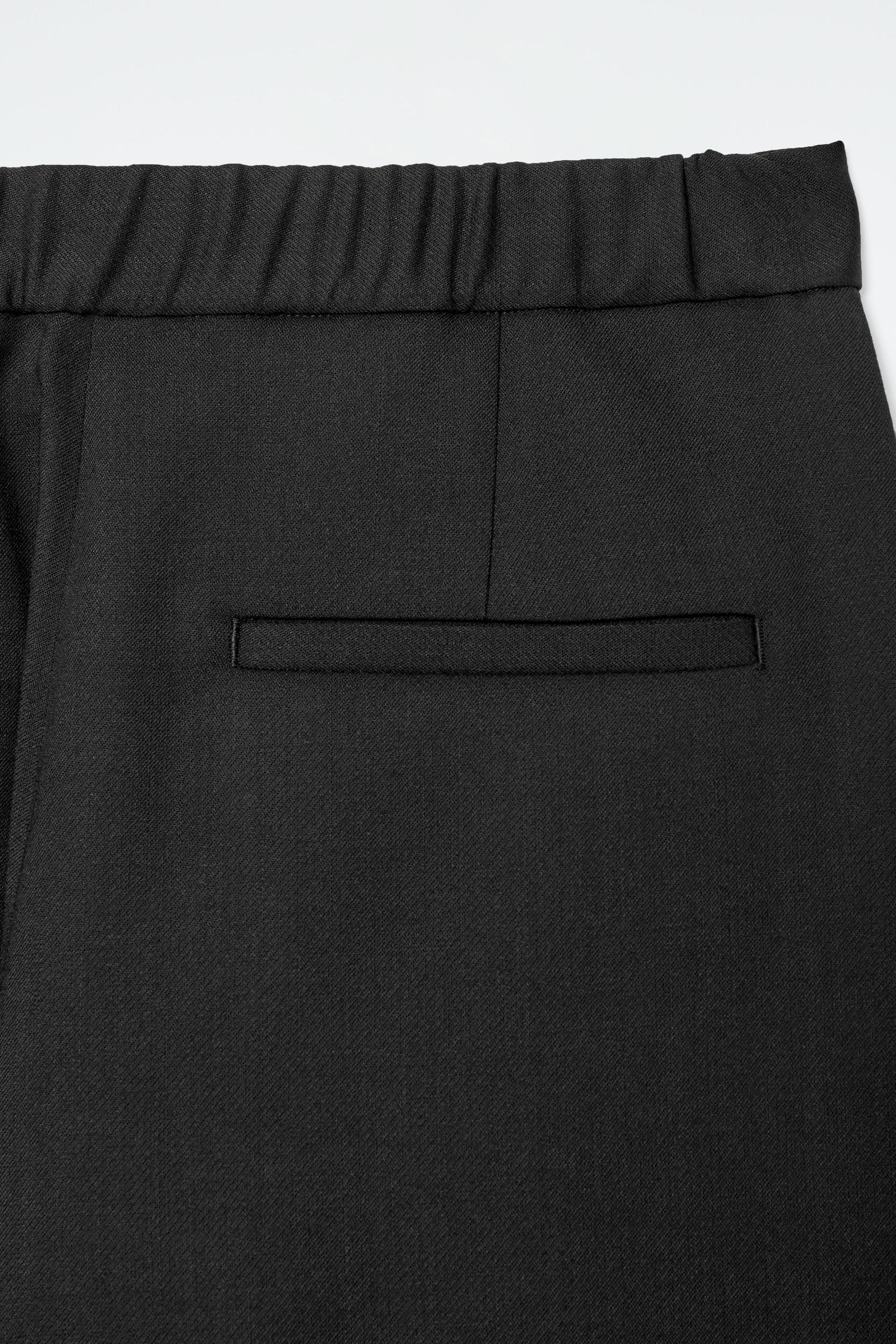 WOOL-BLEND WIDE-LEG PANTS Product Image