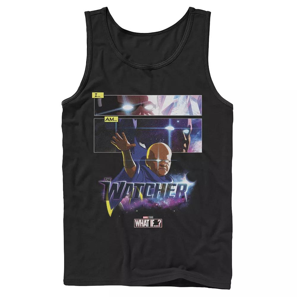 Men's Marvel What If The Watcher Panel Poster Tank Top, Boy's,  Product Image