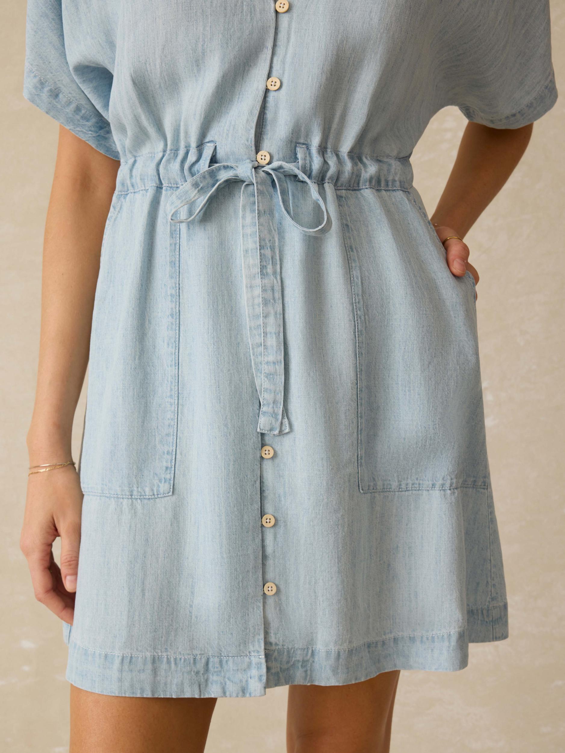 Tried & True Chambray Oakley Dress - Arctic Sea Wash Female Product Image