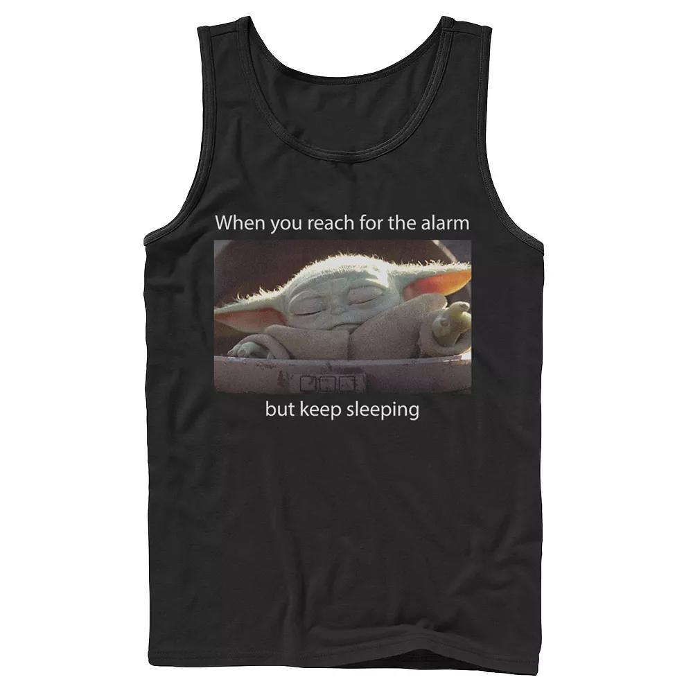 Men's Star Wars Child Sleep Meme Tank Top, Size: XL, Black Product Image