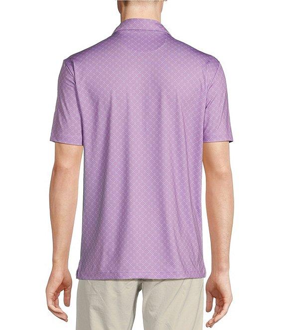 Cremieux Blue Label Performance Big & Tall Stretch Golf Printed Short Sleeve Polo Shirt Product Image