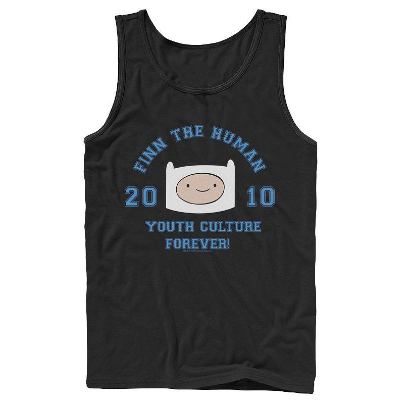 Men's Cartoon Network Adventure Time Finn The Human Youth Culture Forever Tank Top,  Product Image