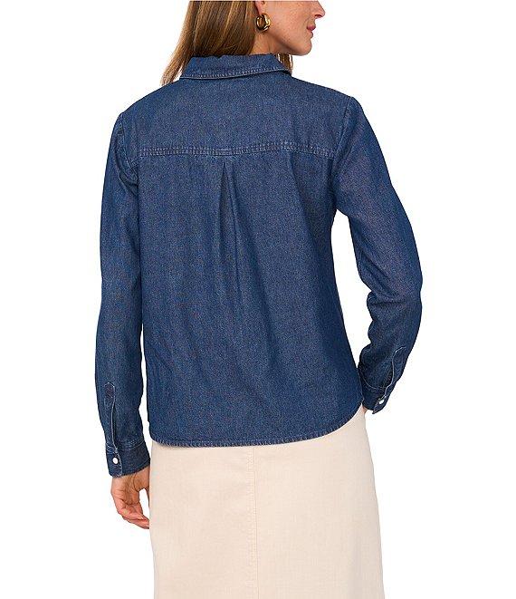 1. STATE Collared Button Front Long Sleeve Shirt Product Image