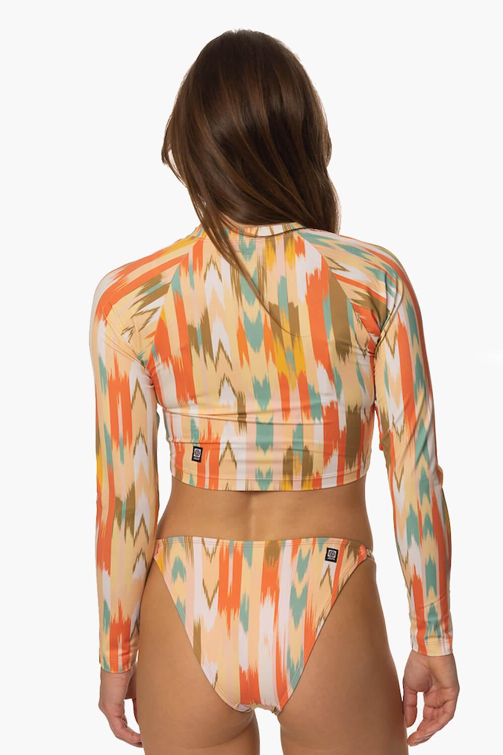 Moana Long Sleeved Crop Rashguard - Zuma Female Product Image