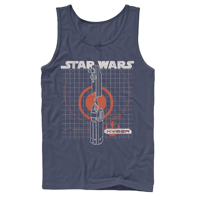 Men's Star Wars The Rise of Skywalker Kyber Crystal Tank Top,  Product Image