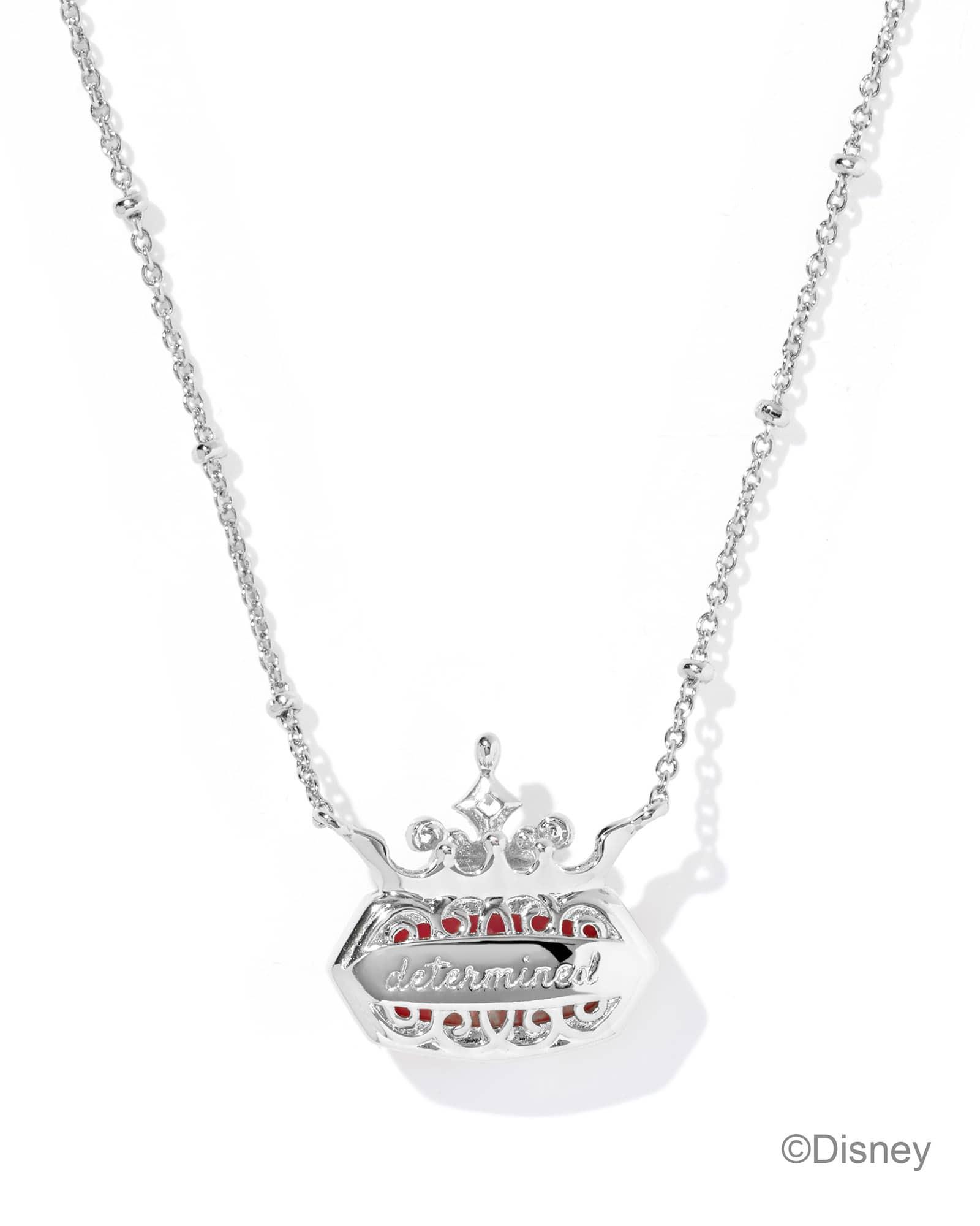 Disney | Kendra Scott Elisa Princess Silver Short Pendant Necklace Product Image