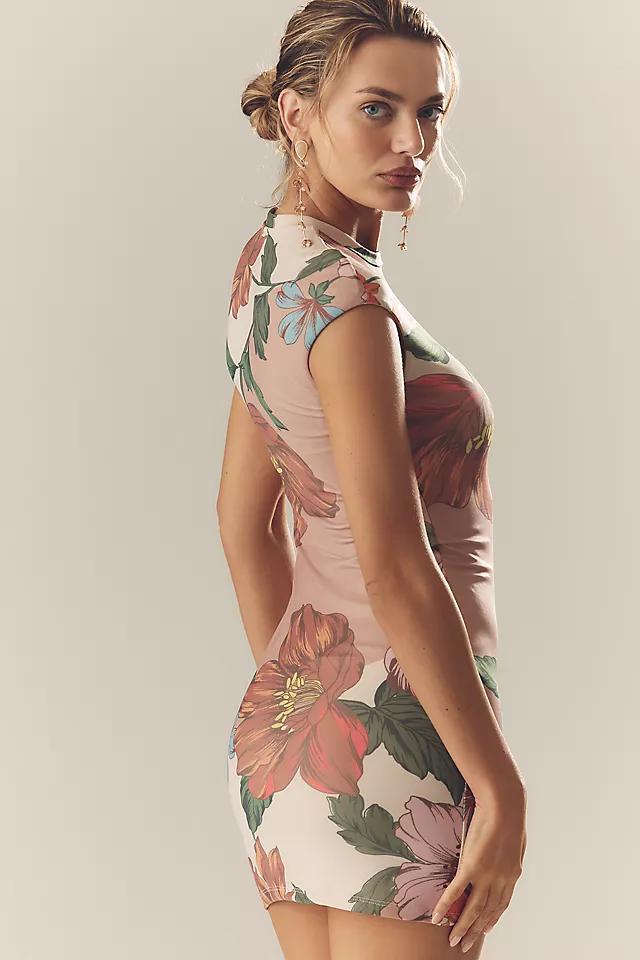 AFRM Fitted Mesh Mini Dress Product Image