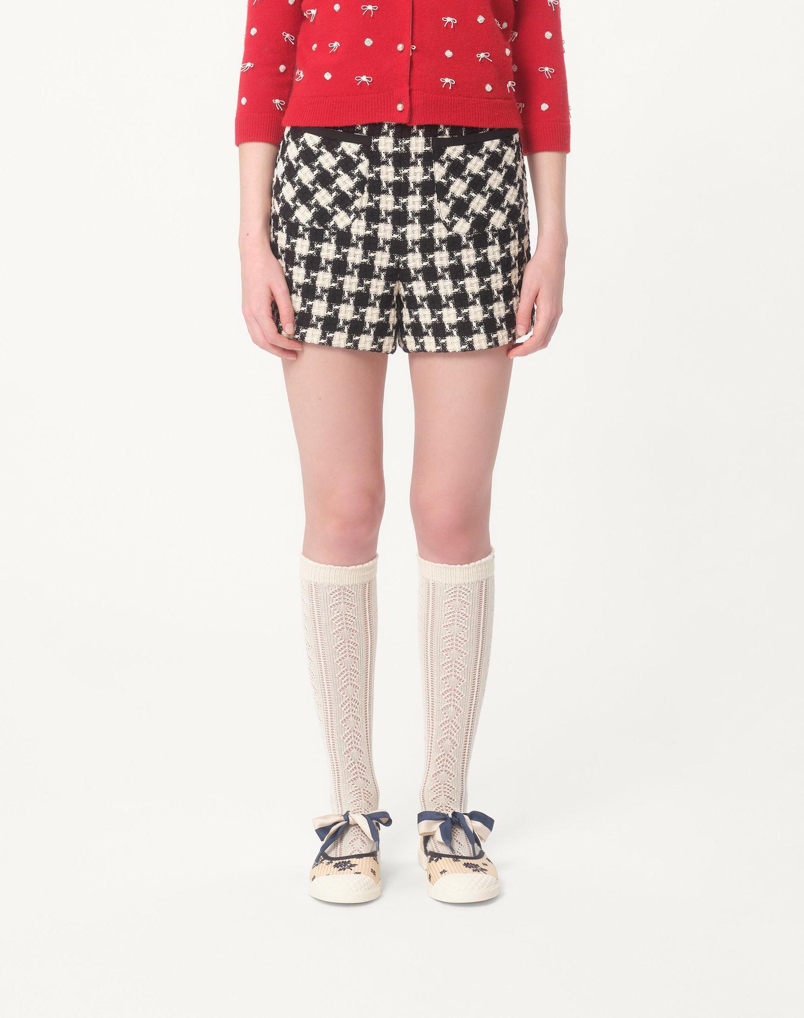 Damier Light Tweed Shorts  Product Image