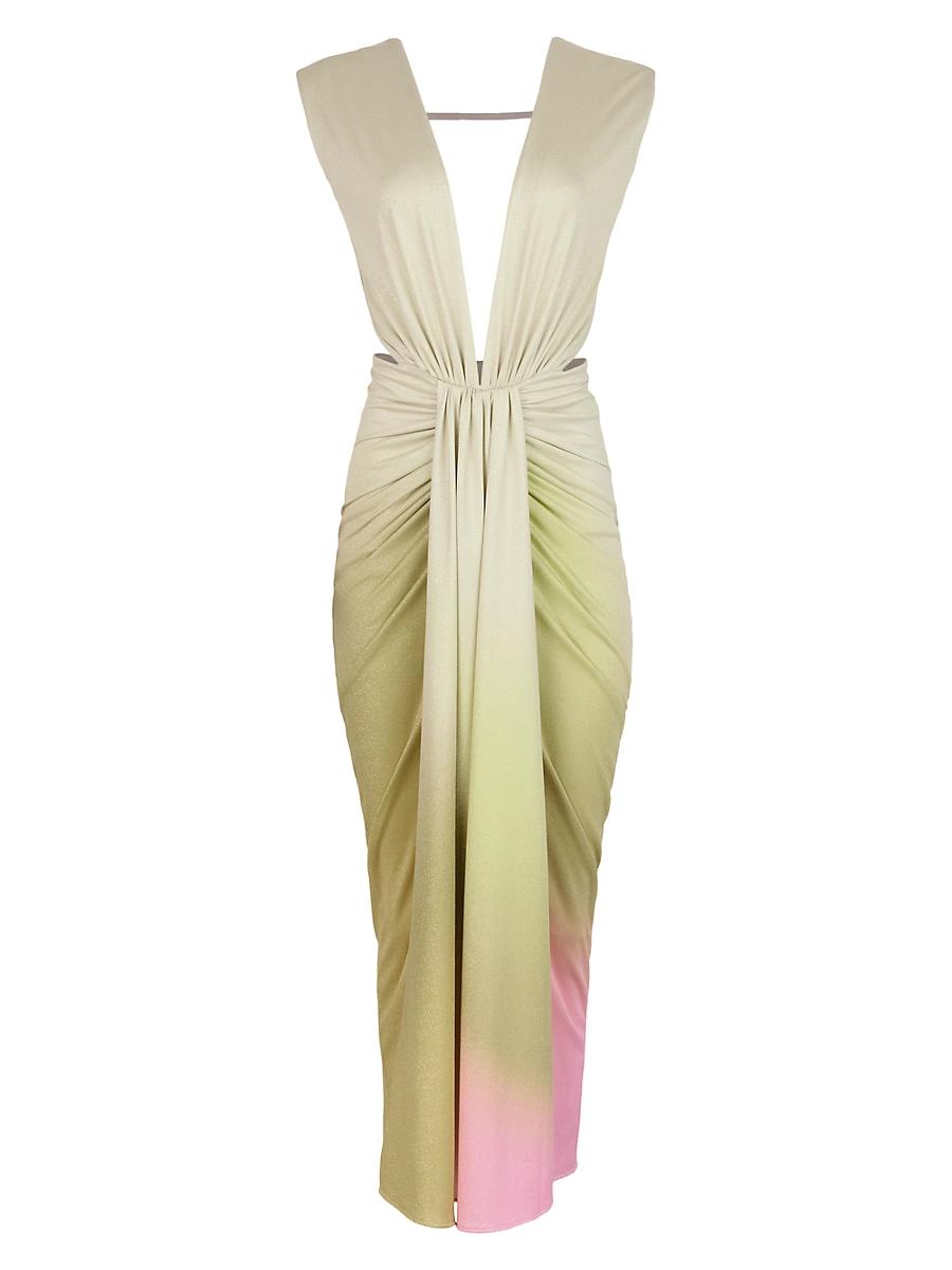 Womens Sarakiniko Nia Draped Maxi Dress Product Image