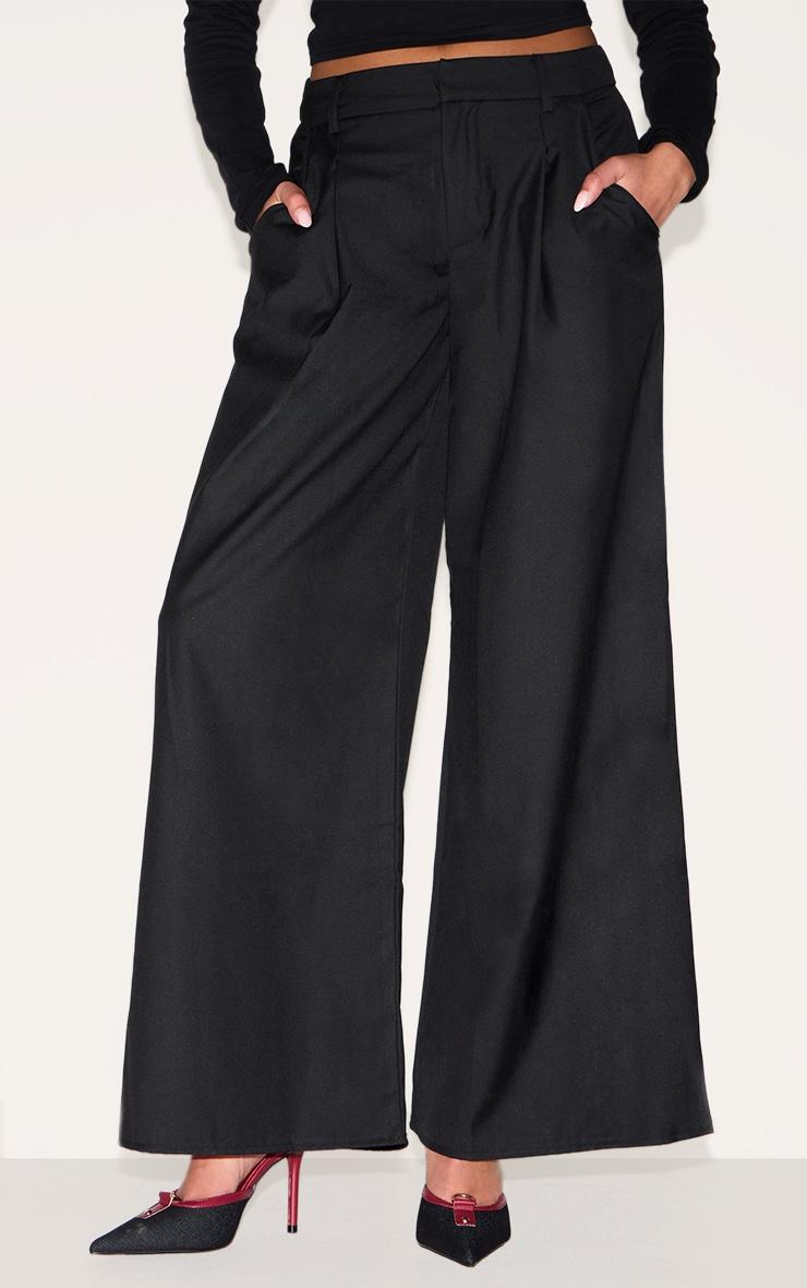 Red PU Point Toe Vintage Look Heeled Mules Product Image