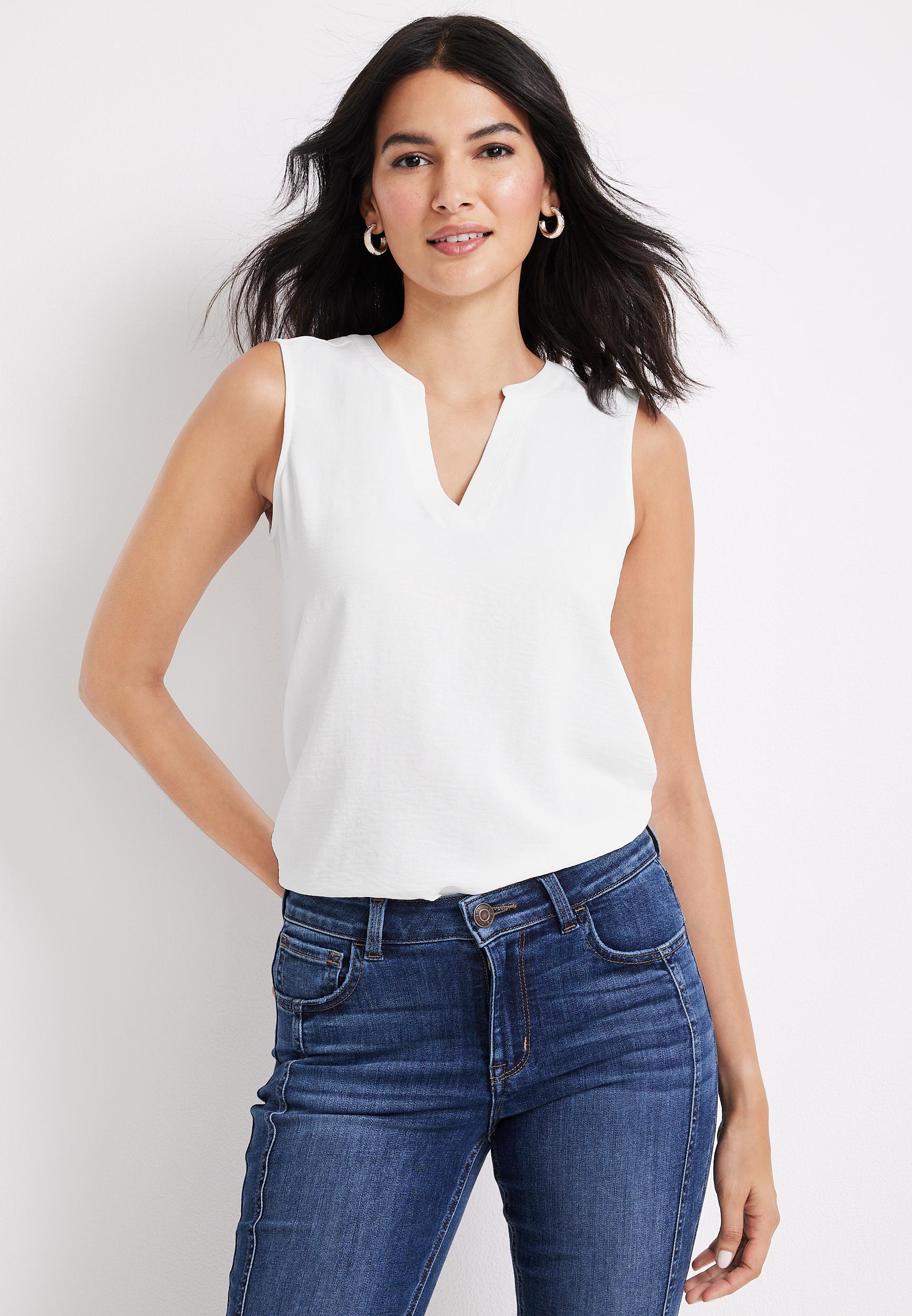 Maurices Womens Small Size Atwood Solid Tank Top Product Image