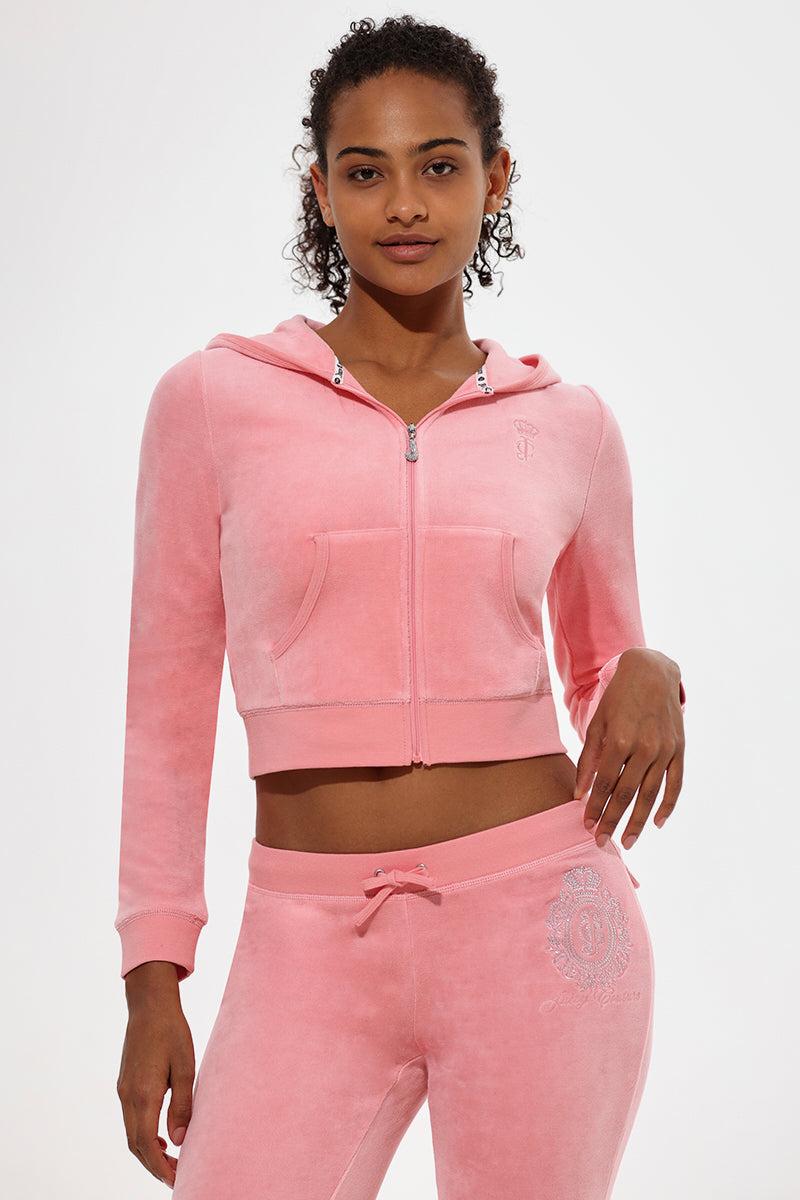 Crown Heritage Cotton Velour Hoodie Product Image