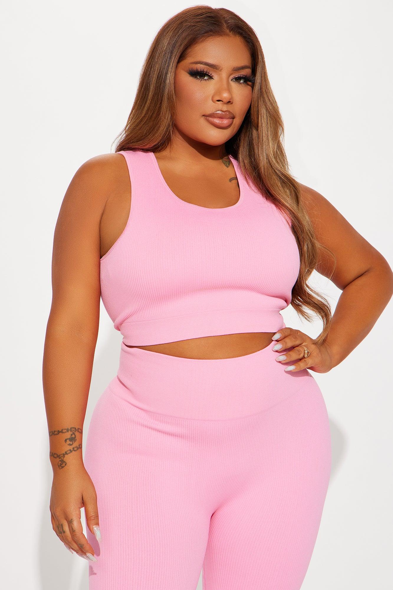 Beach Body Effortless Seamless Sports Bra - Bubblegum Pink Product Image
