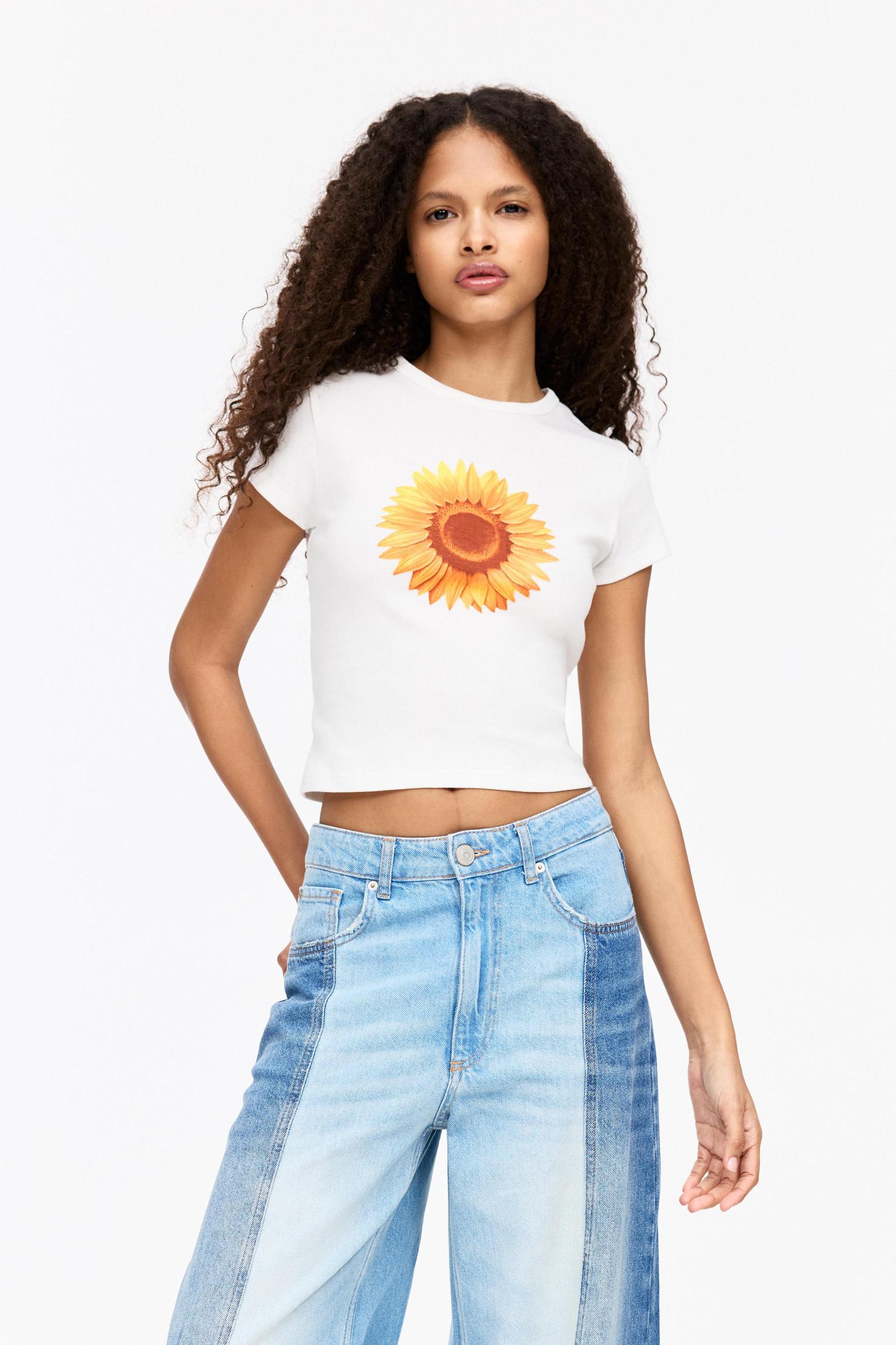 Sunflower fitted T-shirt Product Image