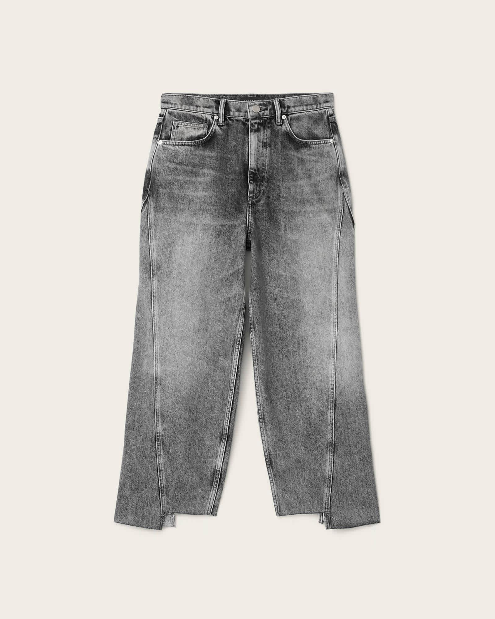 Fox Loose Fit Denim Jeans Vintage Black | ALLSAINTS US Product Image