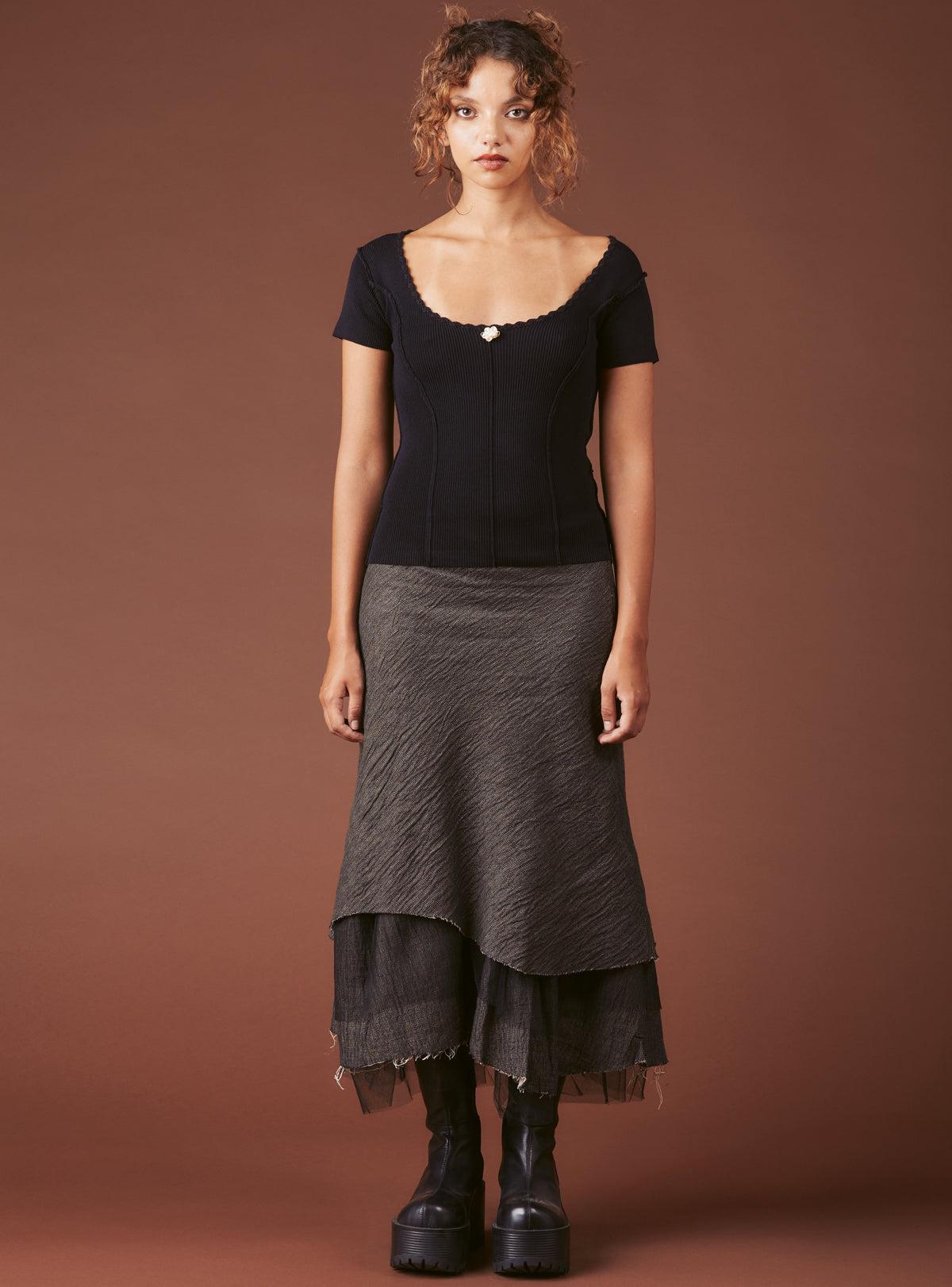 XAE Ribbed Top Female Product Image