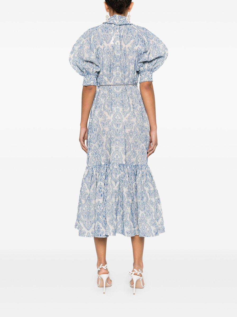 Wylie Lantern midi dress Product Image