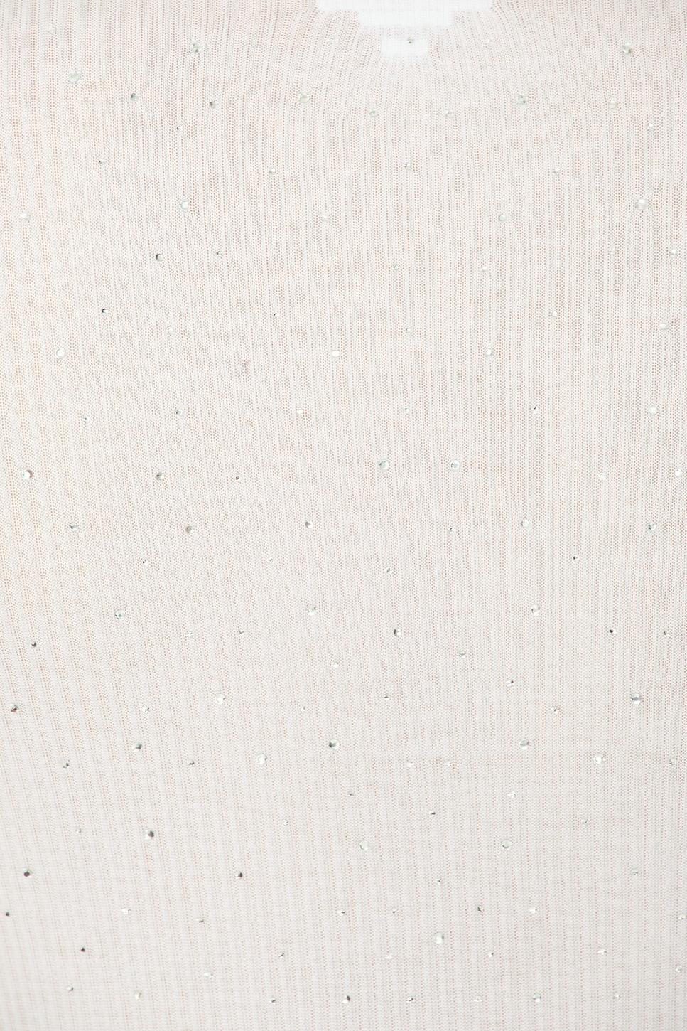 Crystal Hotfix Cropped Classic Racer Tank Top Product Image