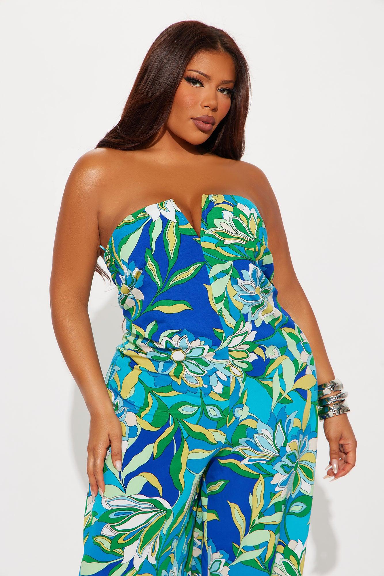 Misty Jumpsuit - Blue/combo Product Image