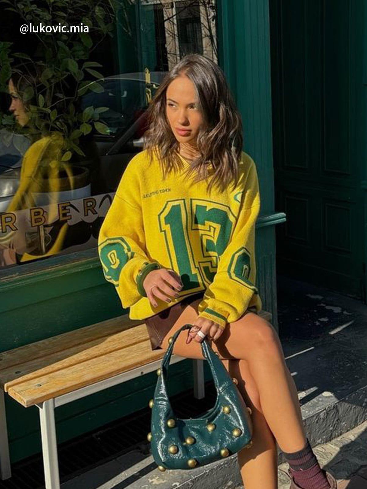 Aelfric Eden Number Graphic Polo Sweater Product Image