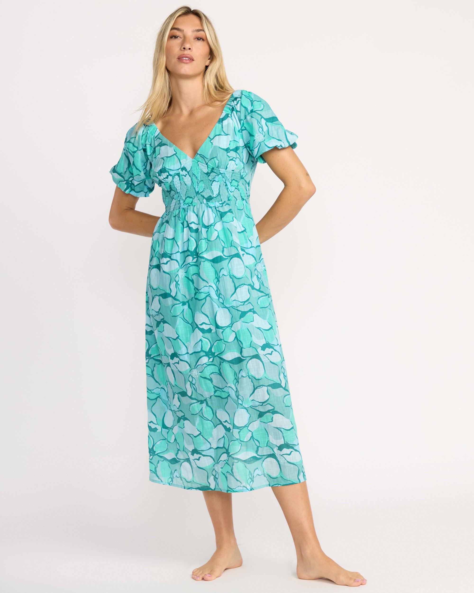 Go Coastal Midi Dress - Blue Bird Female Product Image