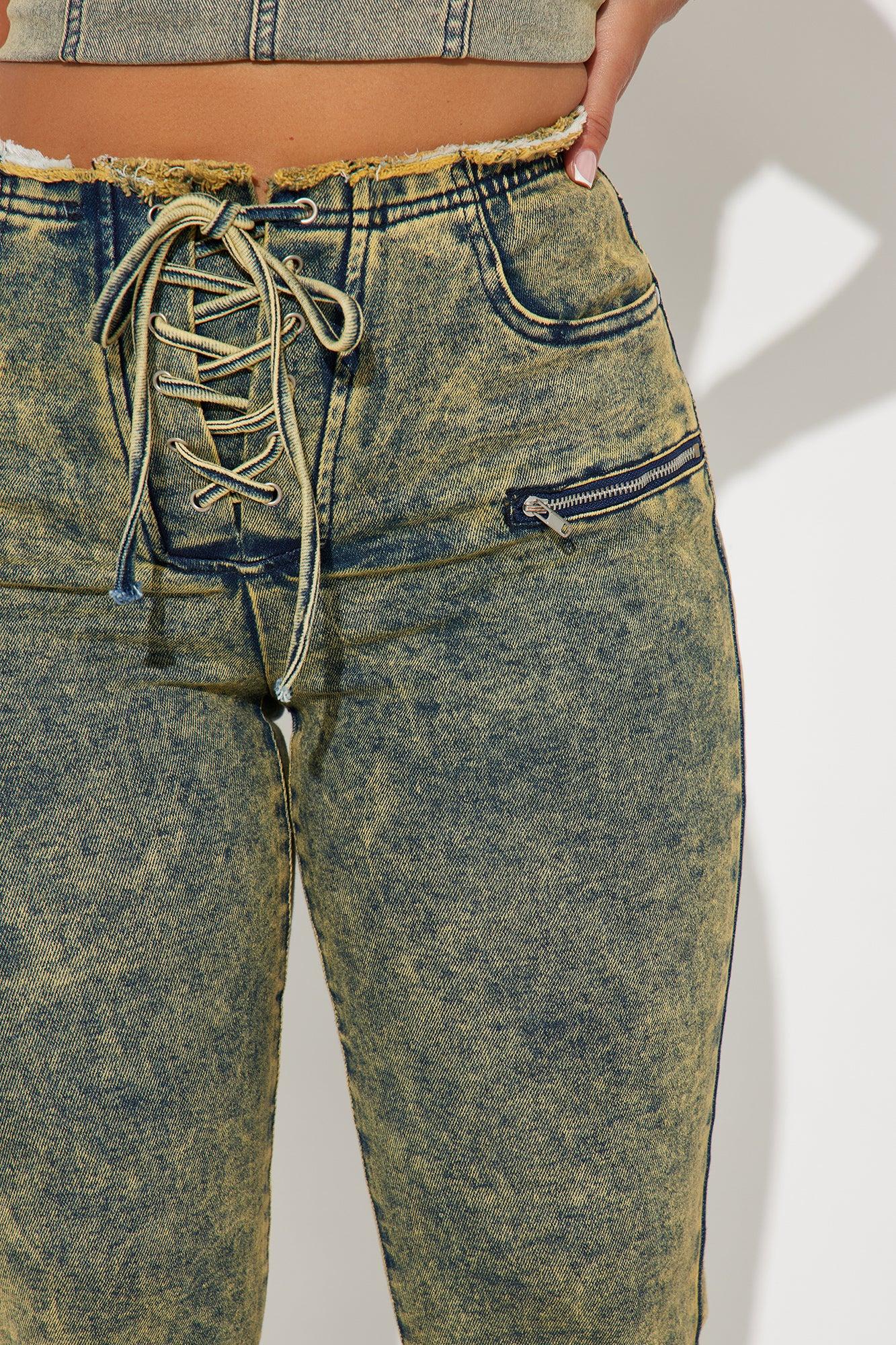 Know You Well Acid Wash Flare Jean - Vintage Wash Product Image