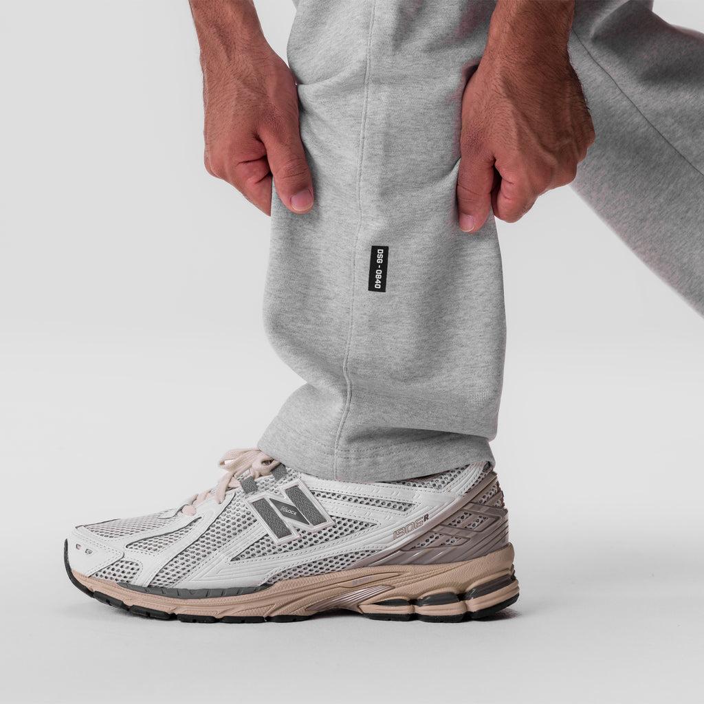 0840. Tech Essential™ Straight Leg Sweats - Heather Grey Product Image