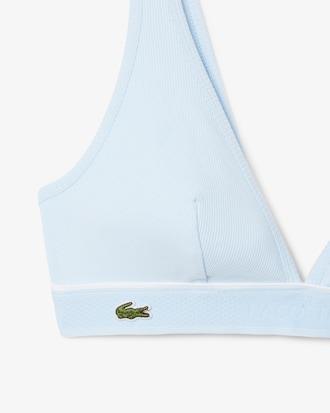 Ribbed Cotton Triangle Bralette Product Image