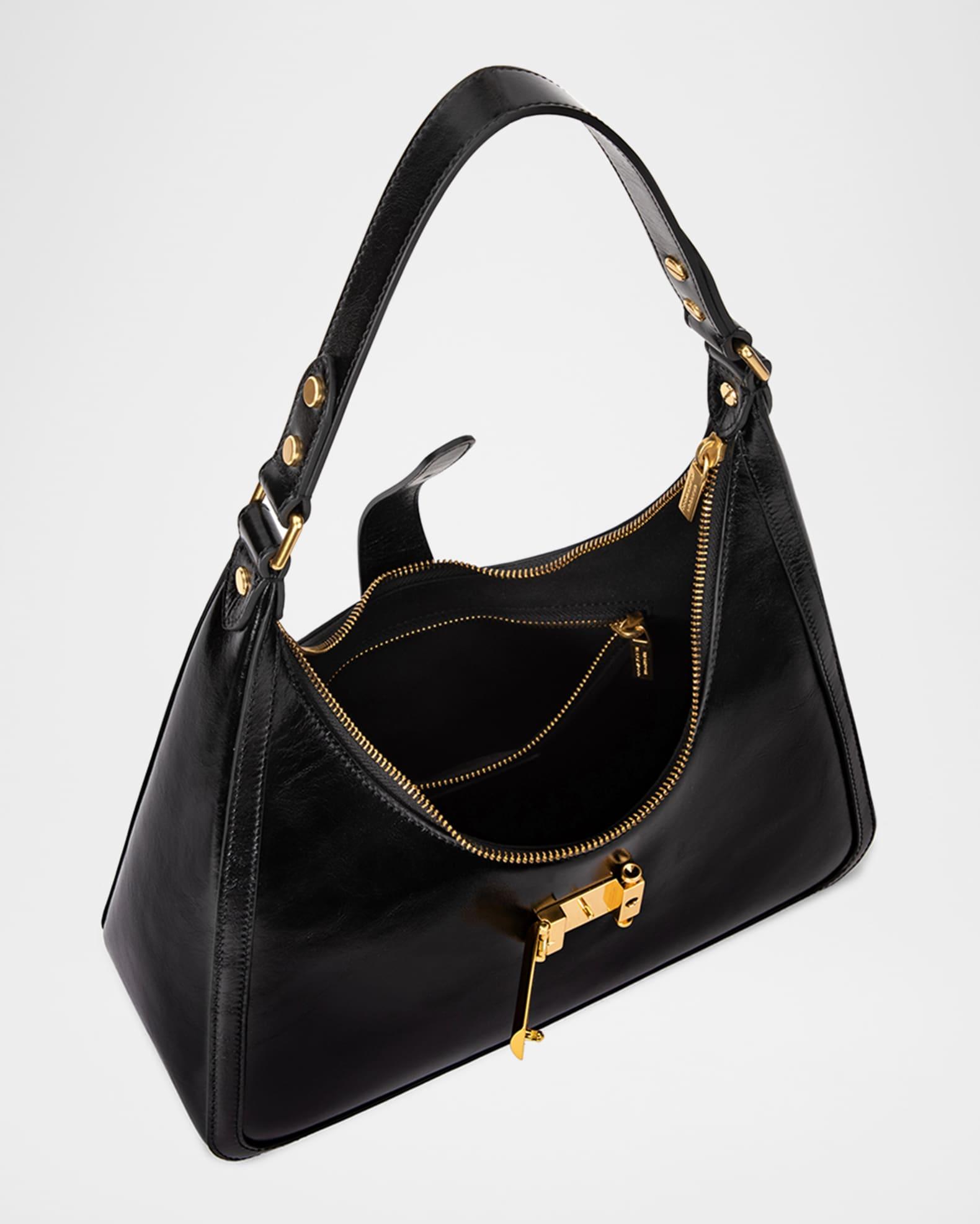 Sara Zip Leather Shoulder Bag Product Image