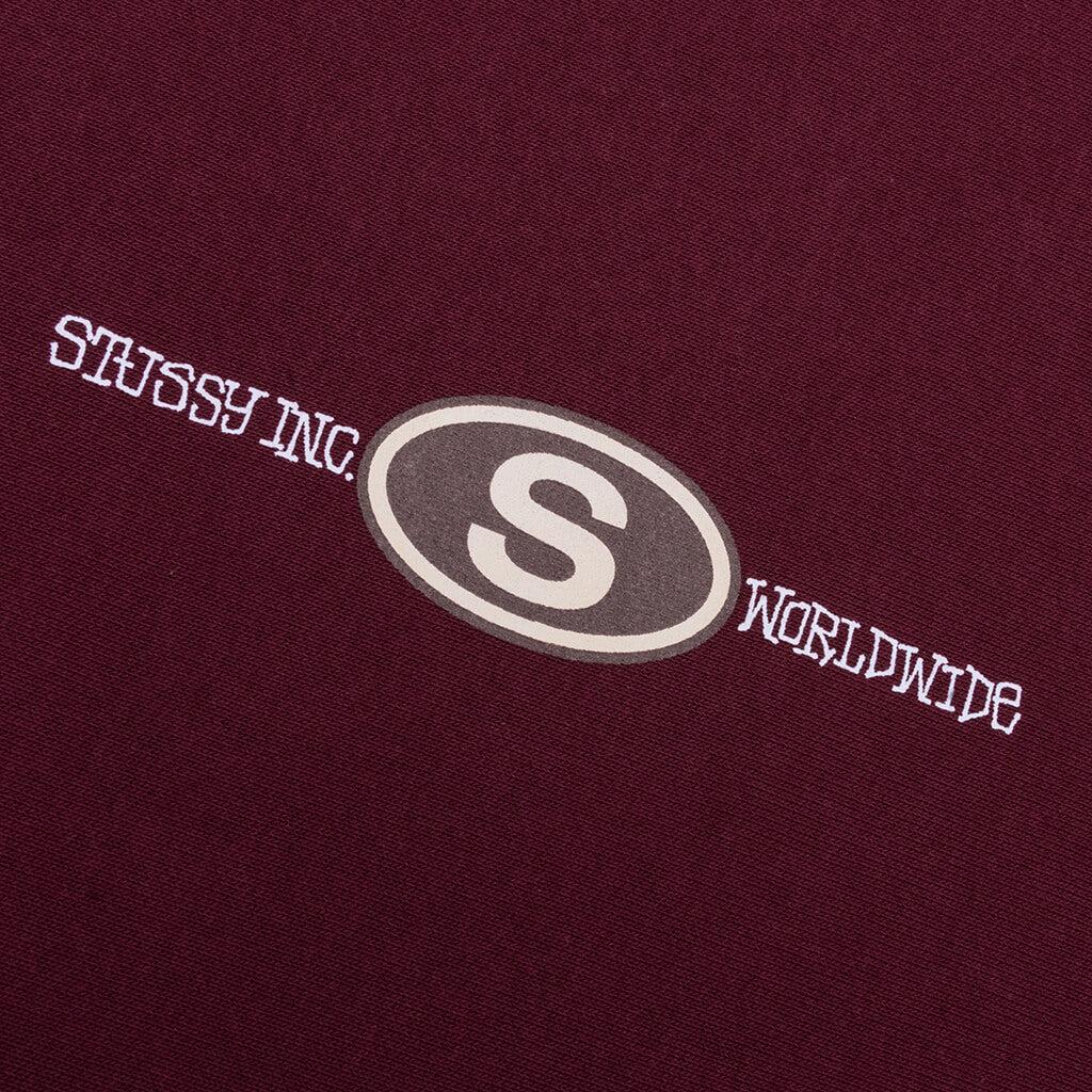 Color Camo College Cutting Relaxed Fit Hoodie - Purple Male Product Image